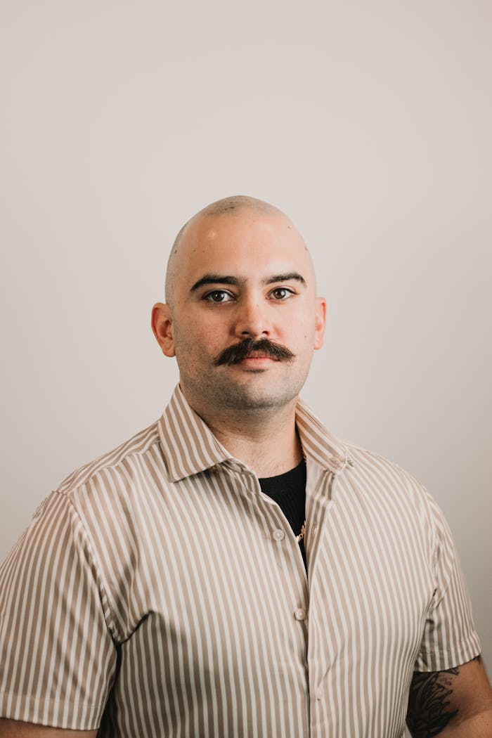 Elegant portrait of a confident real estate agent in Greenville, South Carolina.